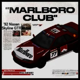 Marlboro Nissan Skyline GTR skin