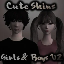 [B41-42] Cute Skins Girls & Boys V2